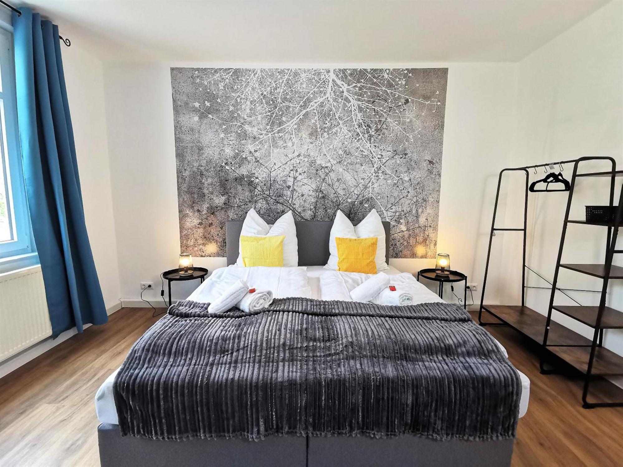 Bohnapartments: Stadtblick Zechenhaus mit Balkon und Parkplatz Ilmenau Exterior photo